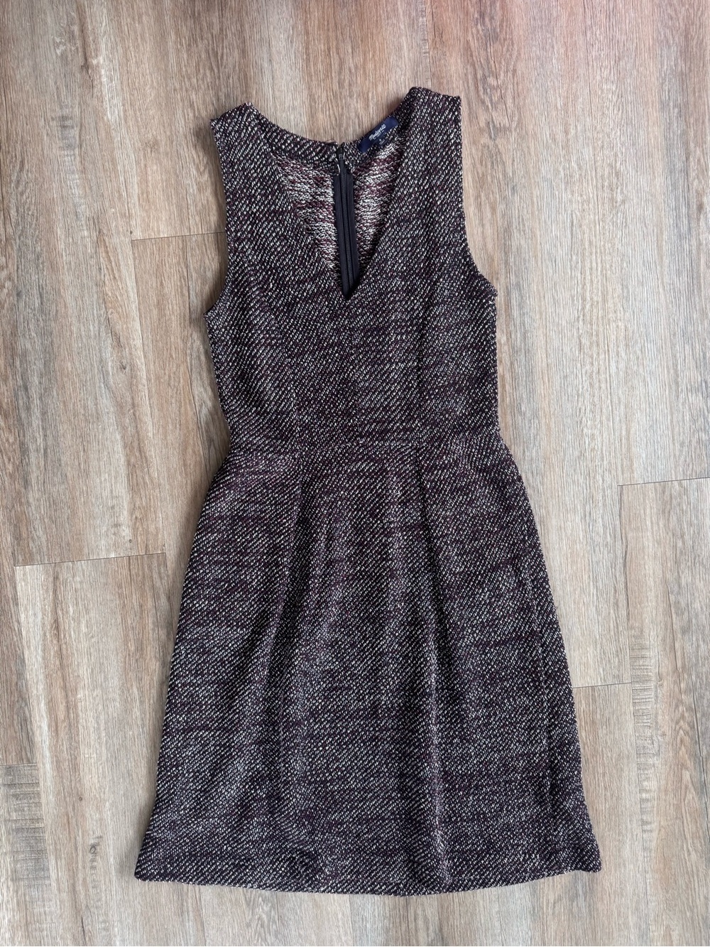 Madewell Knit Twill Terrace Sleeveless Dress - size Small